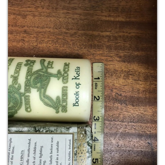 Book of Kelly’s,candle, Trinity College Dublin, Ireland, 5.5” tall, new in box.: - Picture 7 of 8